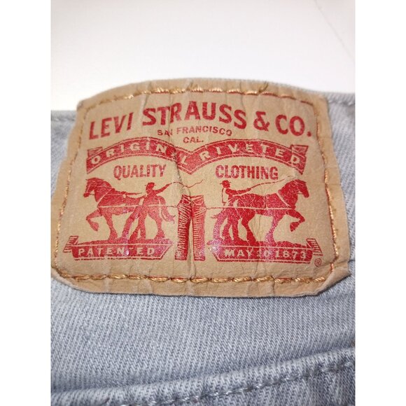 Levi Strauss & Co. Women's Mid-Rise Skinny Grey Washed Jeans Size 29 - Picture 3 of 5